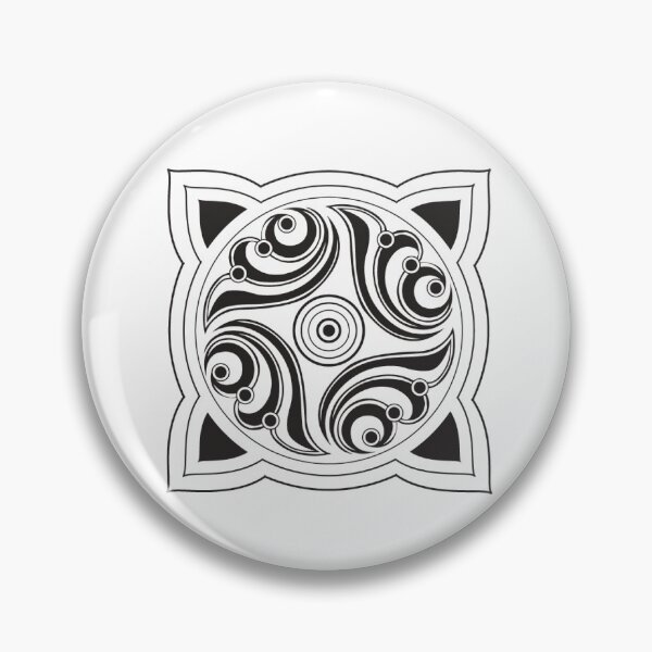 Item preview, Watcher Spiritual Folklore Ornament Circular forgotten tribes designed and sold by a.dadash.