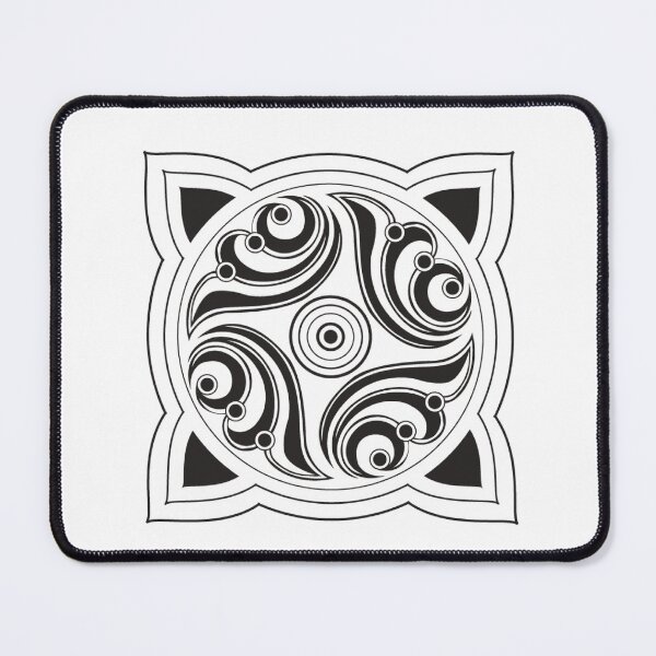 Item preview, Watcher Spiritual Folklore Ornament Circular forgotten tribes designed and sold by a.dadash.