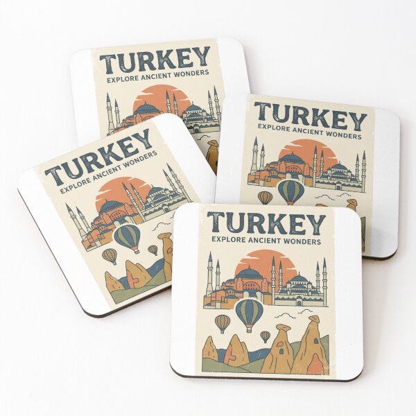 Item preview, Vintage Turkey Retro Travel Poster Art T-Shirt designed and sold by LABUTI-SHOP.