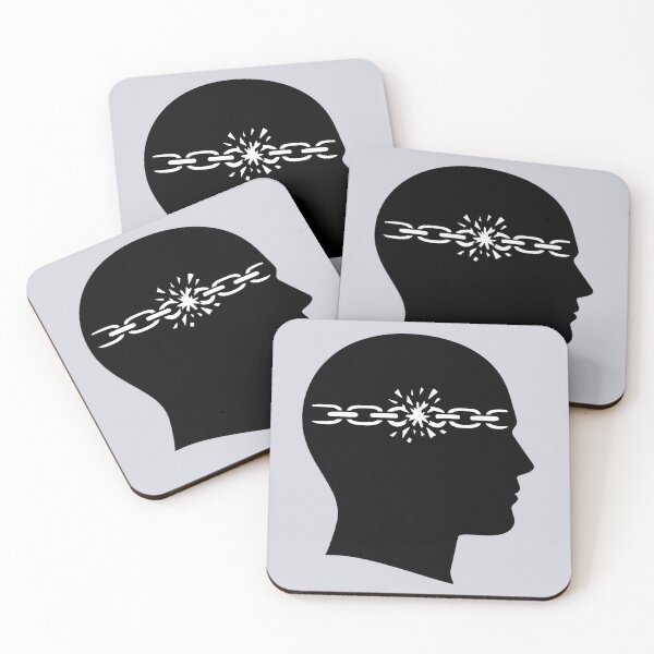 Item preview, Break the Chain – The Awakened Mind (Minimalist Freedom Silhouette) designed and sold by PERSPECTIVERED.
