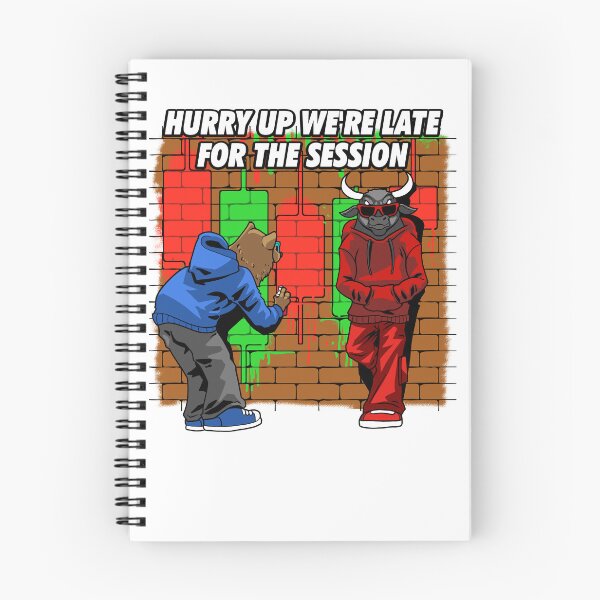Item preview, Hurry Up We're Late For The Session - Funny Forex Trader Design designed and sold by Riskt8ker Shop.