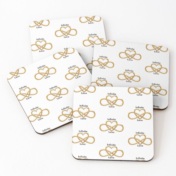 Item preview, Golden Infinite Love Heart Couple Design designed and sold by Plain Sight Prints-shop2050.