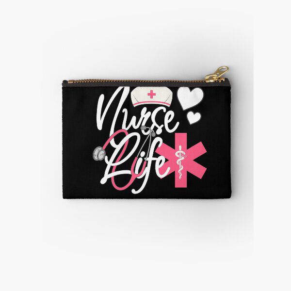 Artikelvorschau, Nurse Life Typografie Design – Süßes Pinkes Stethoskop & Medizinisches Symbol Geschenk für Krankenschwestern entworfen und verkauft von EichStore.