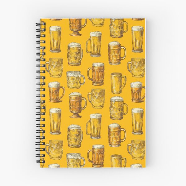 Item preview, Vintage Beer Mugs Pattern Oktoberfest Brew designed and sold by NicolasGlowArt.