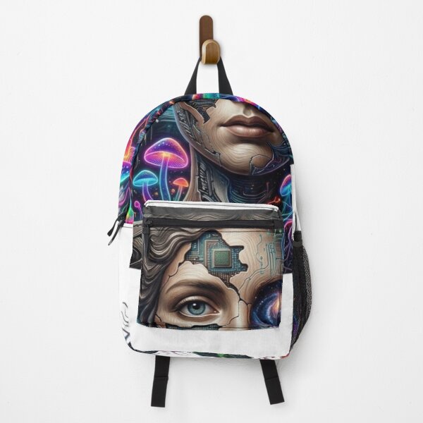 Item preview, Cybernetic Renaissance - Surreal Tech Goddess Art designed and sold by AetherEcho.