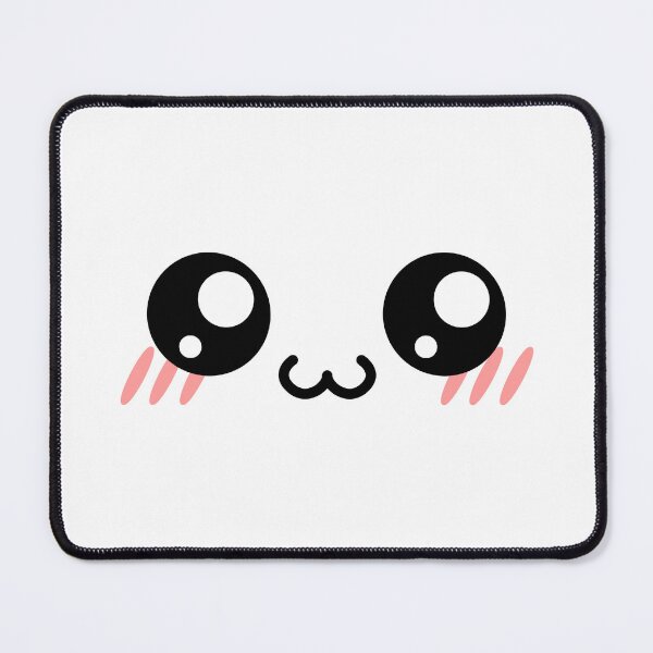 Item preview, Cute kawaii blushing wide owo face designed and sold by BlushyPrint.