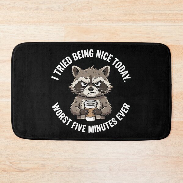 Item preview, Funny Raccoon Sarcastic Quote Chaos Mood Coffee Humor Design designed and sold by timizar.