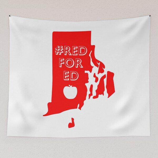 Item preview, Rhode Island #REDforED designed and sold by ejones2712.
