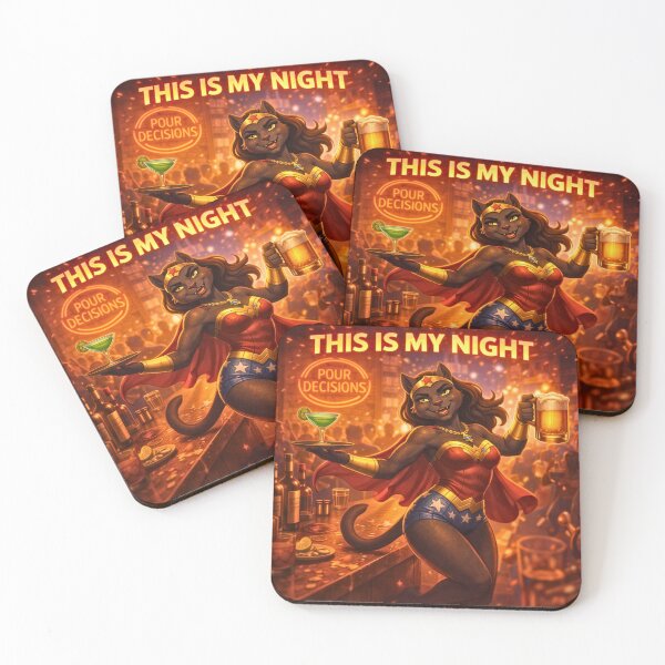 Item preview, This Is My Night — Pour Decisions Carmen Claws Art designed and sold by A Sinister Sly.