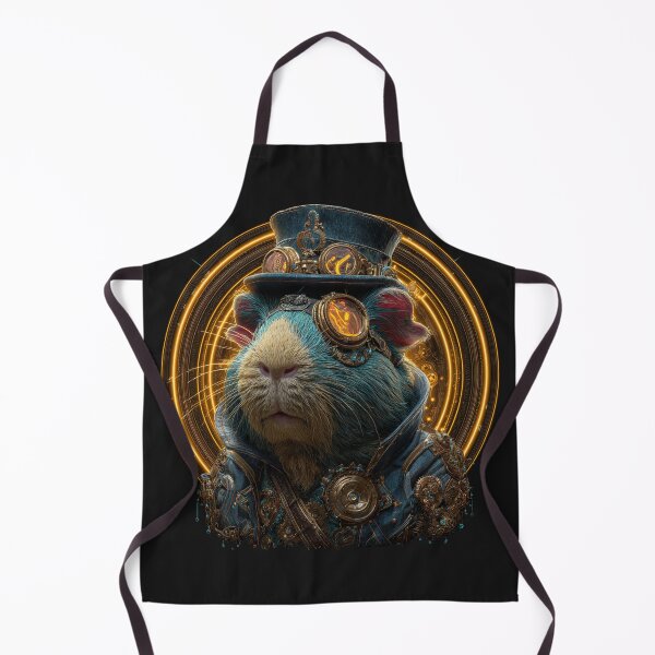 Item preview, Steampunk Guinea Pig – Nerdy Engineer Rodent Design designed and sold by Valvarius-vibe.