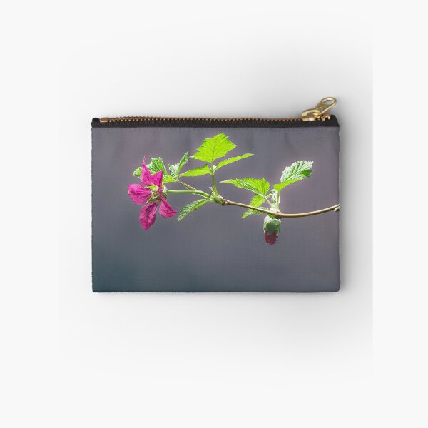 Item preview, Salmonberry blossom against soft background designed and sold by lisavonbiela.