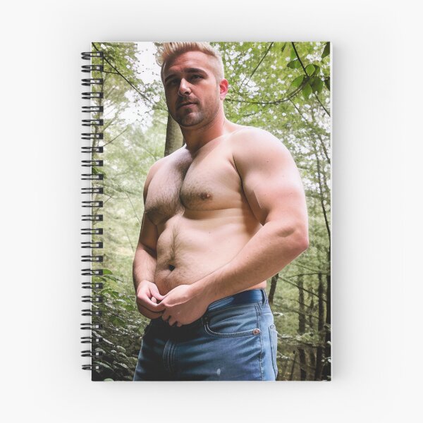 Artikelvorschau, Sexy, muskulöser, blonder, oberkörperfreier Hunk – Männermodel 103 entworfen und verkauft von korokstudios.