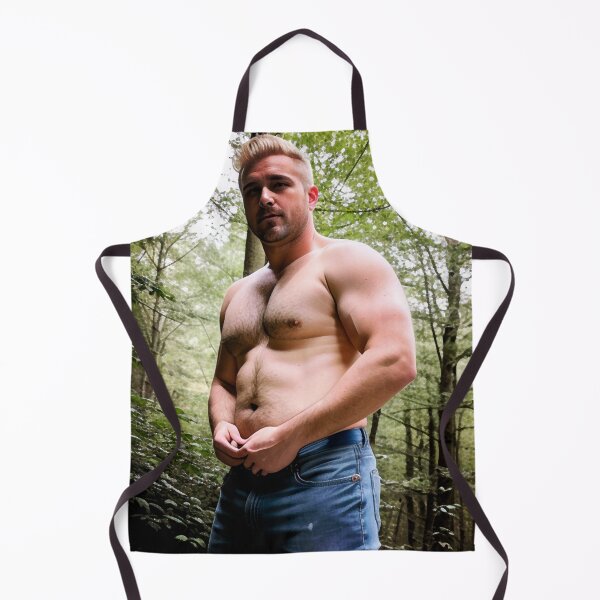 Item preview, Sexy Shirtless Beefy Blond Hunk Male Model 103 designed and sold by korokstudios.