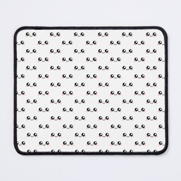 Item preview, Cute kawaii blushing wide owo face pattern designed and sold by BlushyPrint.