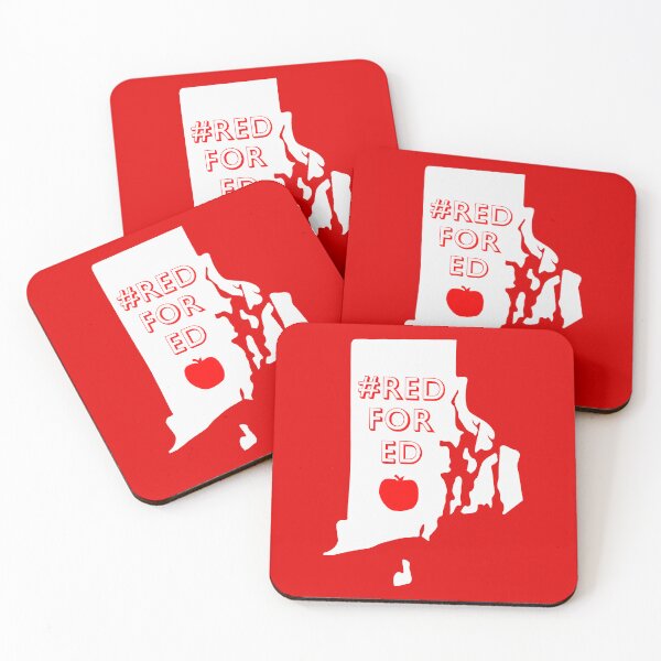 Item preview, Rhode Island #REDforED designed and sold by ejones2712.