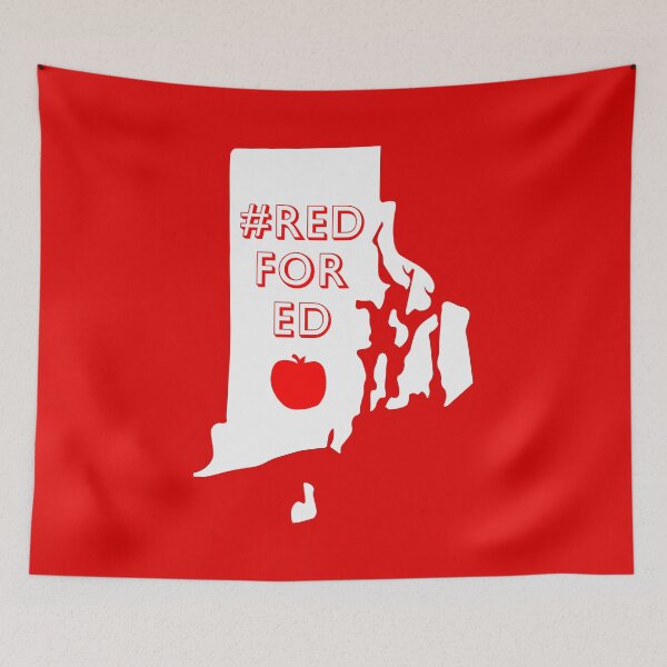 Item preview, Rhode Island #REDforED designed and sold by ejones2712.