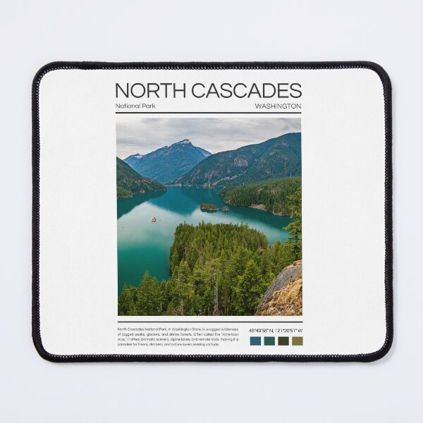 Item preview, North Cascades National Park - Washington designed and sold by StudioRedKoala.