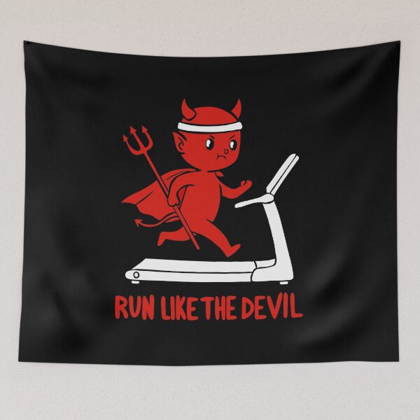 Item preview, Run Like The Devil designed and sold by byebyesally.