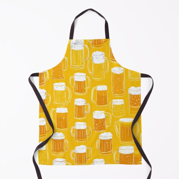 Item preview, Frothy Beer Mugs Pattern Ale Lager Drinker designed and sold by NicolasGlowArt.