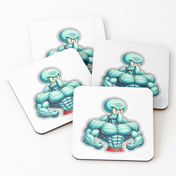 Item preview, Muscular Squidward designed and sold by Dackoo.