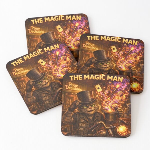 Item preview, The Magic Man — Pour Decisions Top Khat Art designed and sold by A Sinister Sly.