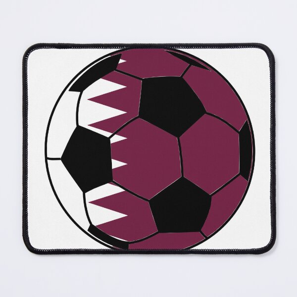 Item preview, Qatar Flag Soccer Ball designed and sold by FinalScoreClub.