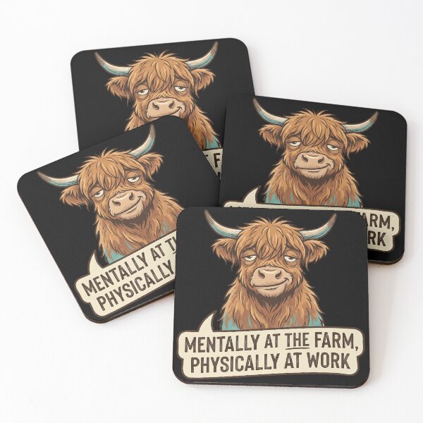 Item preview, Highland Cow Funny Sarcastic Farm Life Work Humor Cute Design designed and sold by timizar.