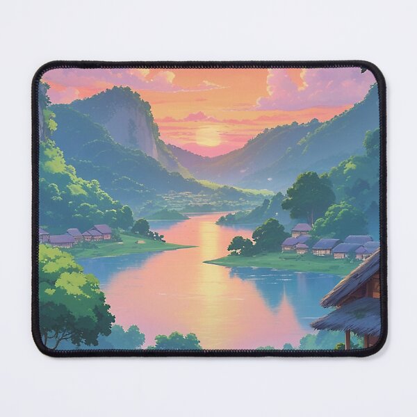 Item preview, Serene Valley of Benin designed and sold by LofiHorizon.