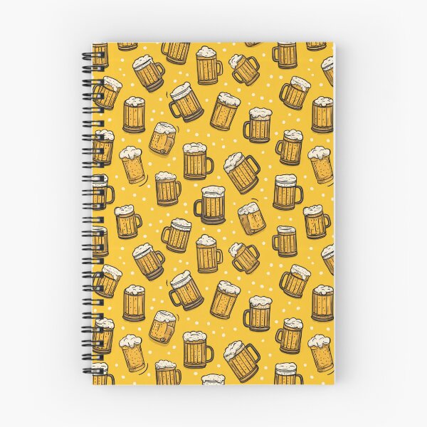 Item preview, Cartoon Beer Mugs Pattern Brew Drinker Design designed and sold by NicolasGlowArt.