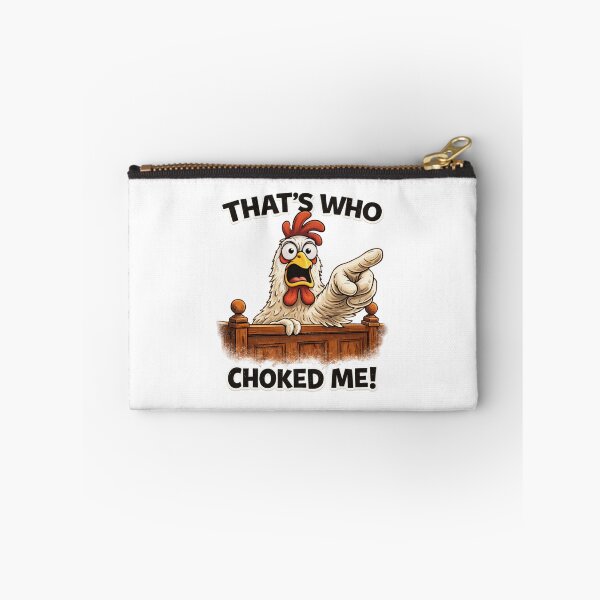Item preview, Funny Chicken Shirt That’s Who Choked Me Courtroom Chicken Meme Funny Food Joke designed and sold by Refinedpaws.