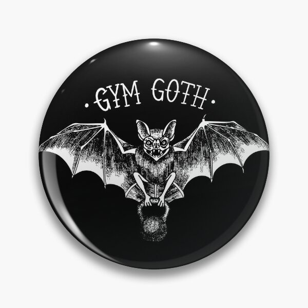 Item preview, Gym Goth Bat (Black BG) designed and sold by byebyesally.