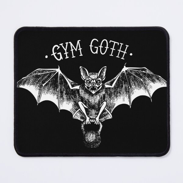 Item preview, Gym Goth Bat (Black BG) designed and sold by byebyesally.