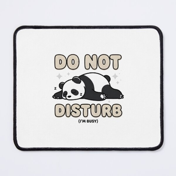 Item preview, Do Not Disturb Sleeping Panda designed and sold by TshirtsOnline-.