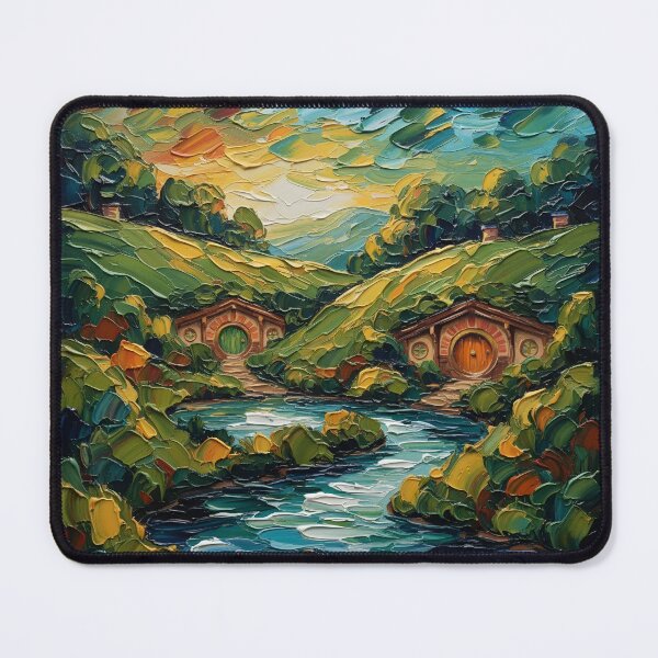 Item preview, Matamata New Zealand Colorful Palette Knife Art designed and sold by GymTanLaundry.