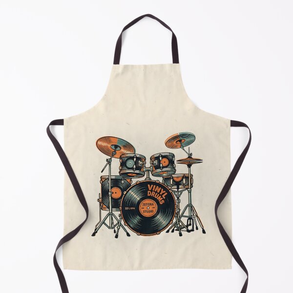 Item preview, Vinyl Record Drum Kit Anatomy designed and sold by ZETORA Studio.