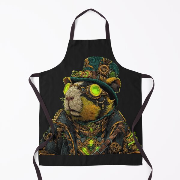 Item preview, Steampunk Guinea Pig – Nerdy Engineer Rodent Design  Main Tag: designed and sold by Valvarius-vibe.