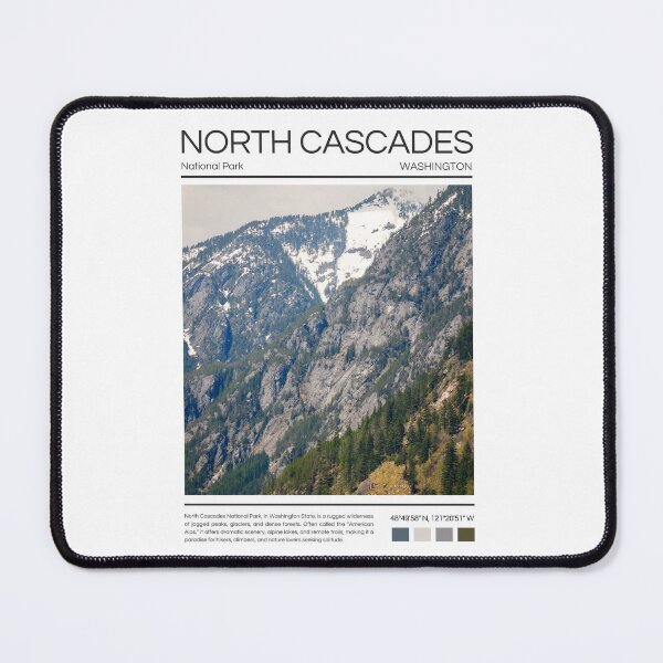 Item preview, North Cascades National Park - Washington designed and sold by StudioRedKoala.