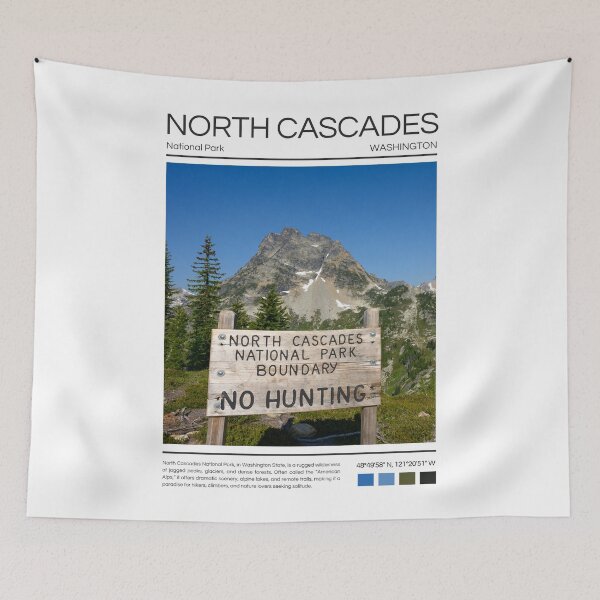 Item preview, North Cascades National Park - Washington designed and sold by StudioRedKoala.