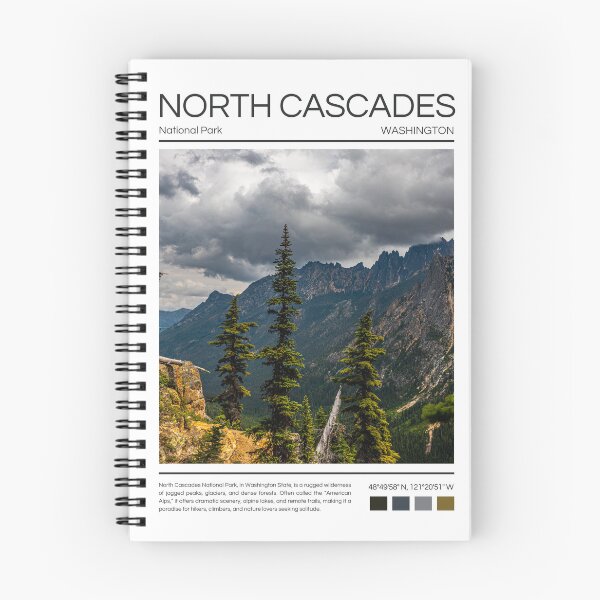 Item preview, North Cascades National Park - Washington designed and sold by StudioRedKoala.