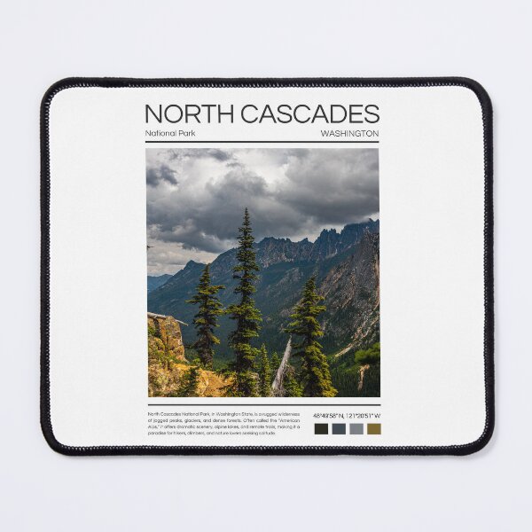 Item preview, North Cascades National Park - Washington designed and sold by StudioRedKoala.