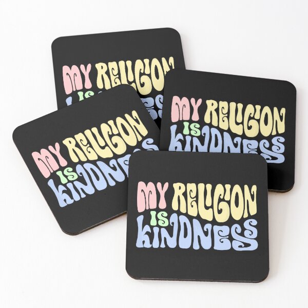 Item preview, My Religion Is Kindness Word Art designed and sold by Unhinged Heather.