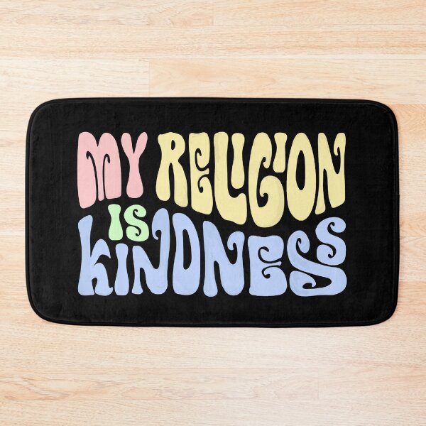Item preview, My Religion Is Kindness Word Art designed and sold by Unhinged Heather.