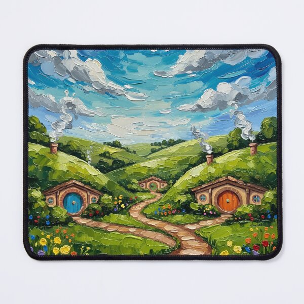 Item preview, Matamata New Zealand Colorful Palette Knife Art designed and sold by GymTanLaundry.