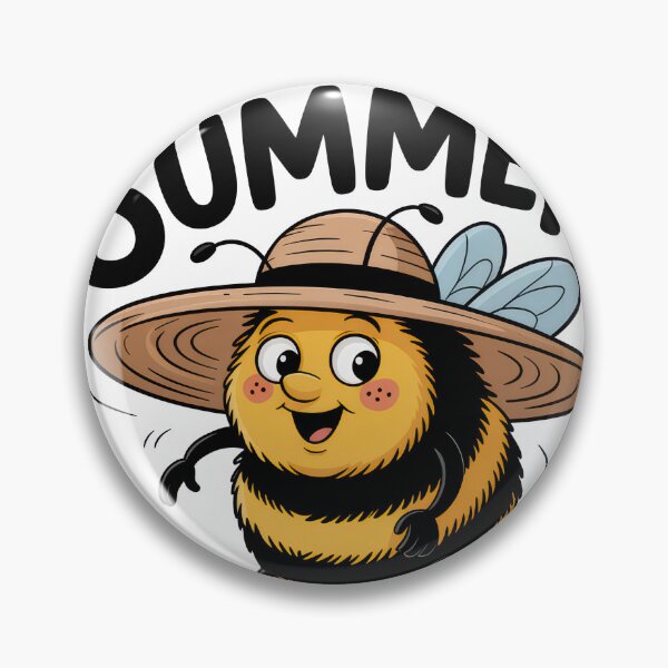 Item preview, Funny Bee Summer Design – Cute Buzzing Cartoon designed and sold by JA World - Art & Design.