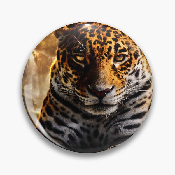Item preview, Golden Jaguar – Power, Focus & Wild Strength designed and sold by Fei Long Design Hub.