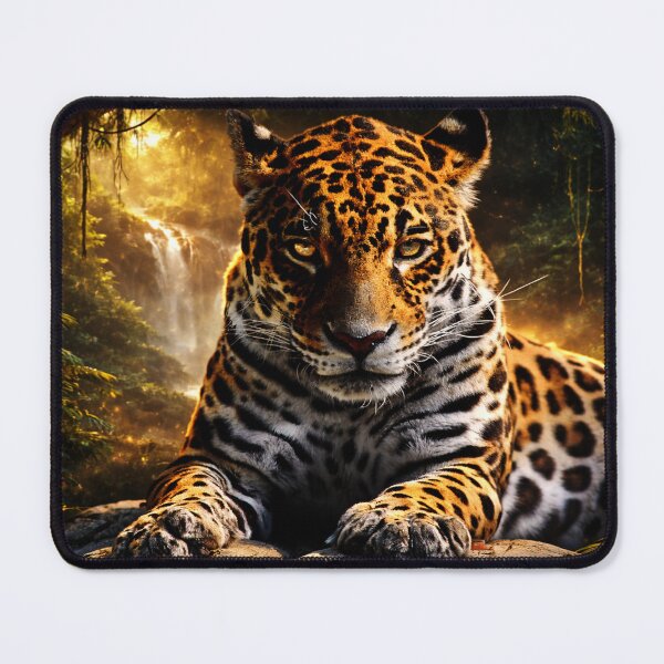 Item preview, Golden Jaguar – Power, Focus & Wild Strength designed and sold by Fei Long Design Hub.