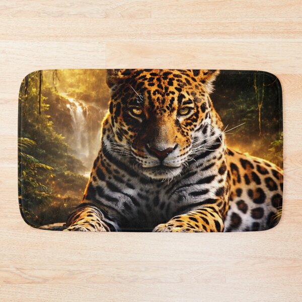 Item preview, Golden Jaguar – Power, Focus & Wild Strength designed and sold by Fei Long Design Hub.