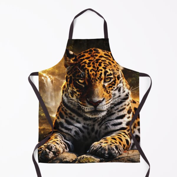 Item preview, Golden Jaguar – Power, Focus & Wild Strength designed and sold by Fei Long Design Hub.