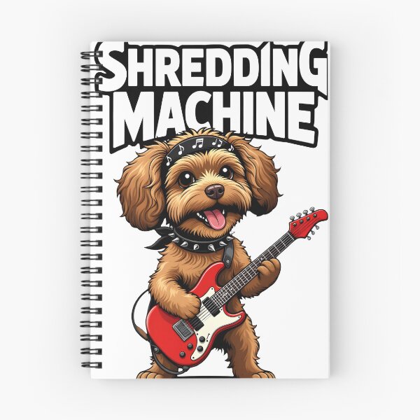 Item preview, Cockapoo Shredding on Lead Guitar - T-shirt gift idea designed and sold by Dazzio Designs.