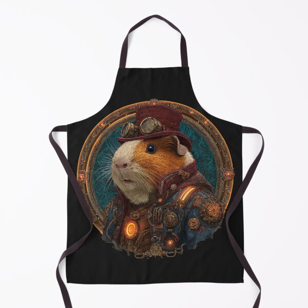 Item preview, Clockwork Rodent – Steampunk Guinea Pig in Mechanical Elegance designed and sold by Valvarius-vibe.